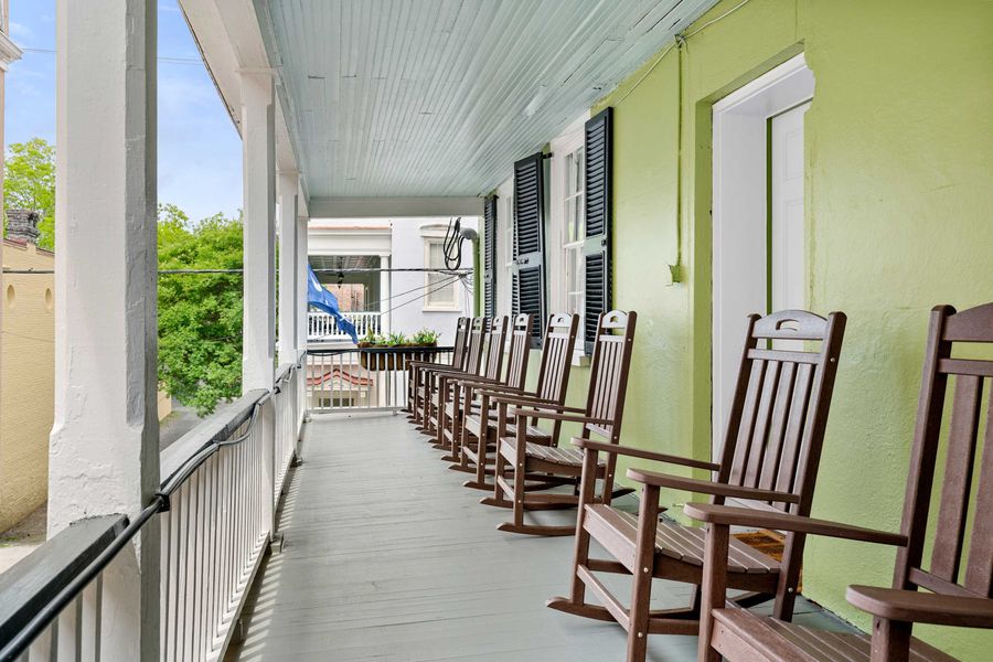 Endless porch seating for your group! 