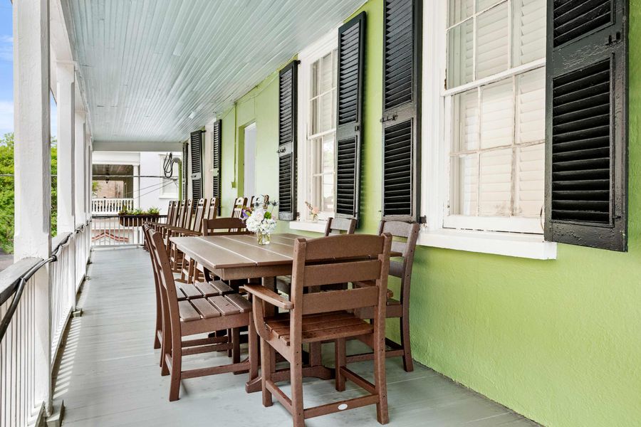 Endless porch seating on the porch! 