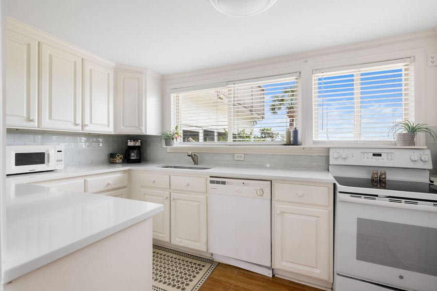 Perfect kitchen with marsh views! 