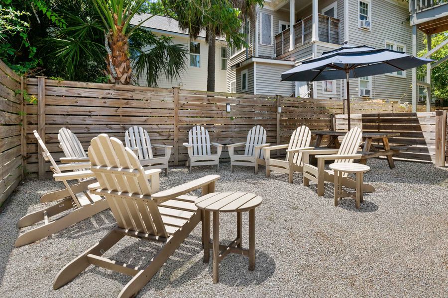 Outdoor seating area for your group! 