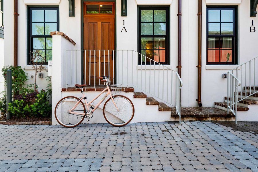 There are communal bikes on site for your group to use :) 