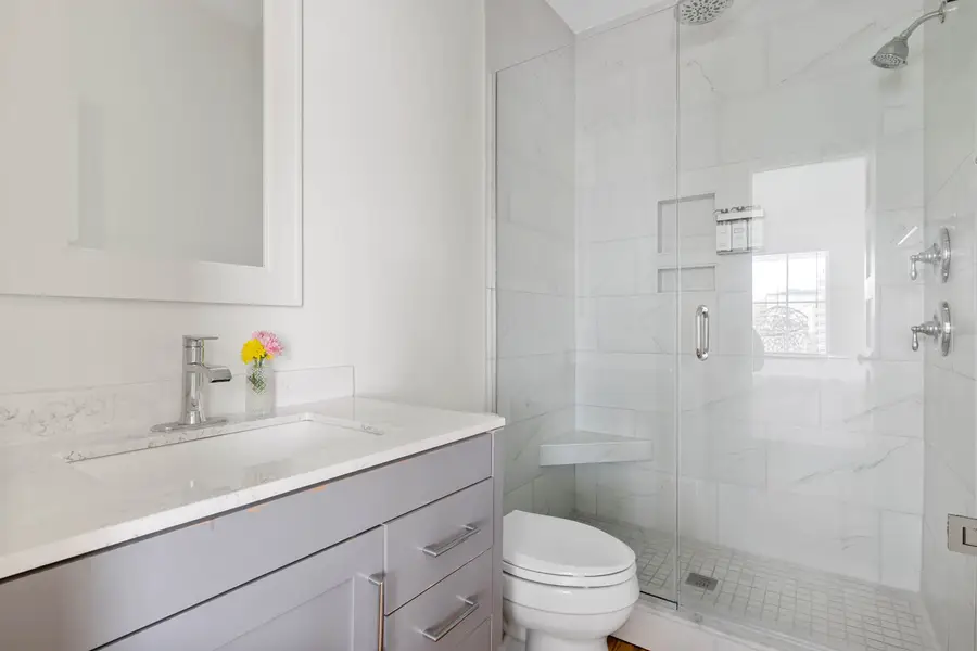 Bathroom #1: Walk-in Shower w/ rain shower head