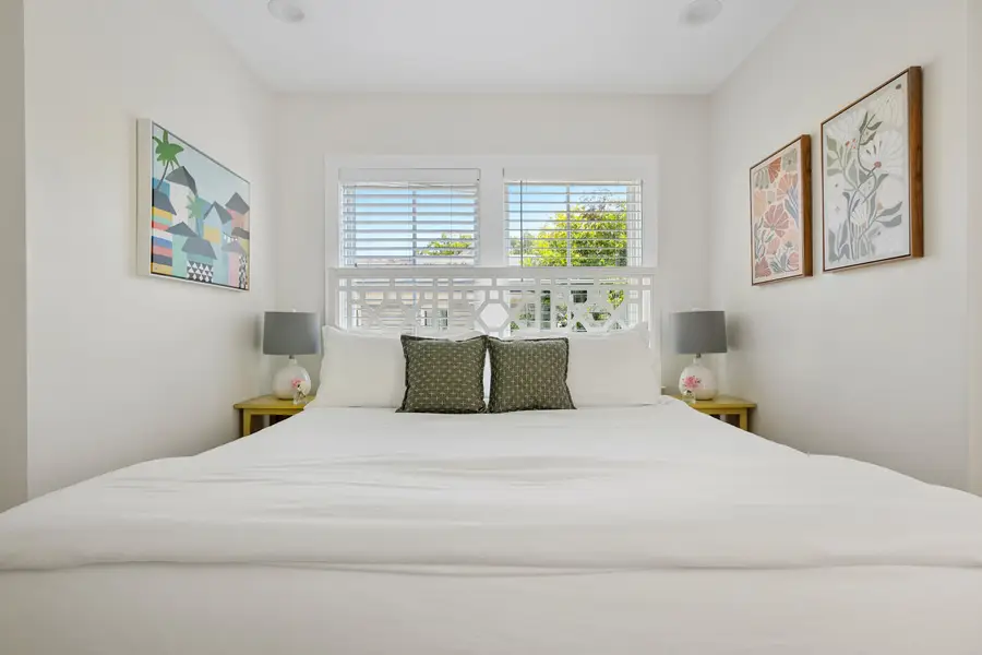 Bedroom #2: King Bed + TV + Ceiling Fan