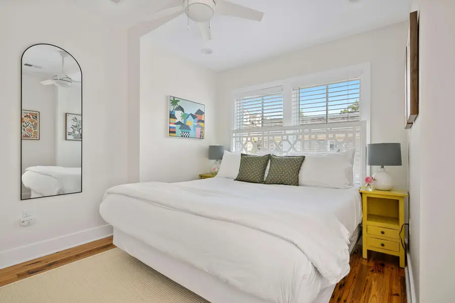 Bedroom #2: King Bed + TV + Ceiling Fan