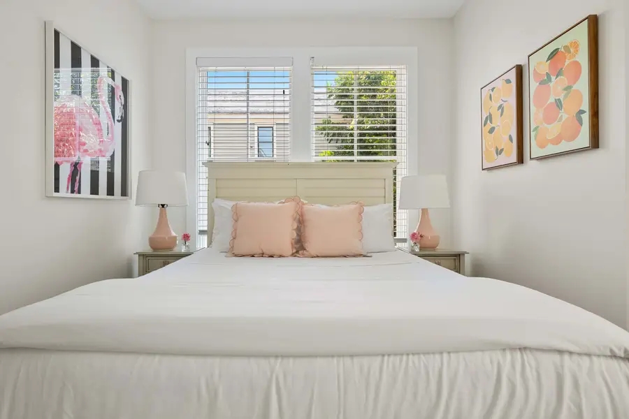 Bedroom #3: Queen Bed + TV + Ceiling Fan