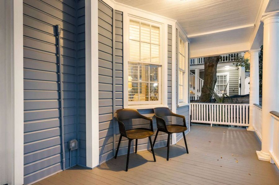 Balcony with seating for your group!