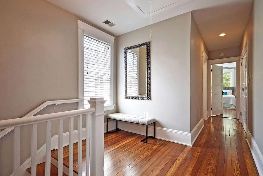 Entry stairs into unit