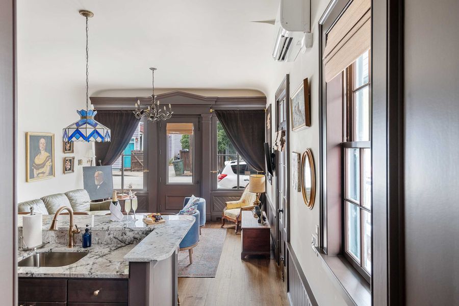 Kitchen + living room