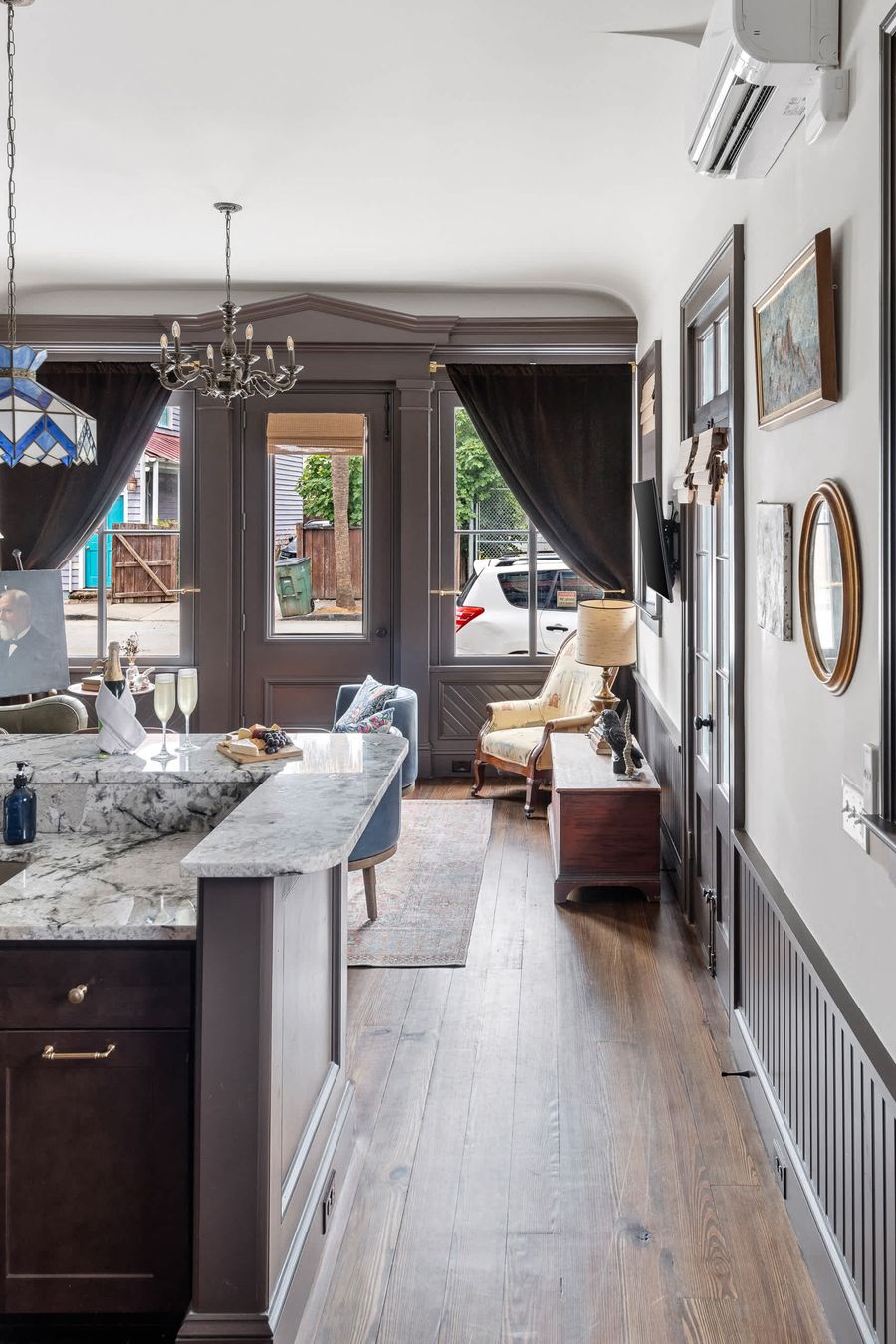 Kitchen + living room