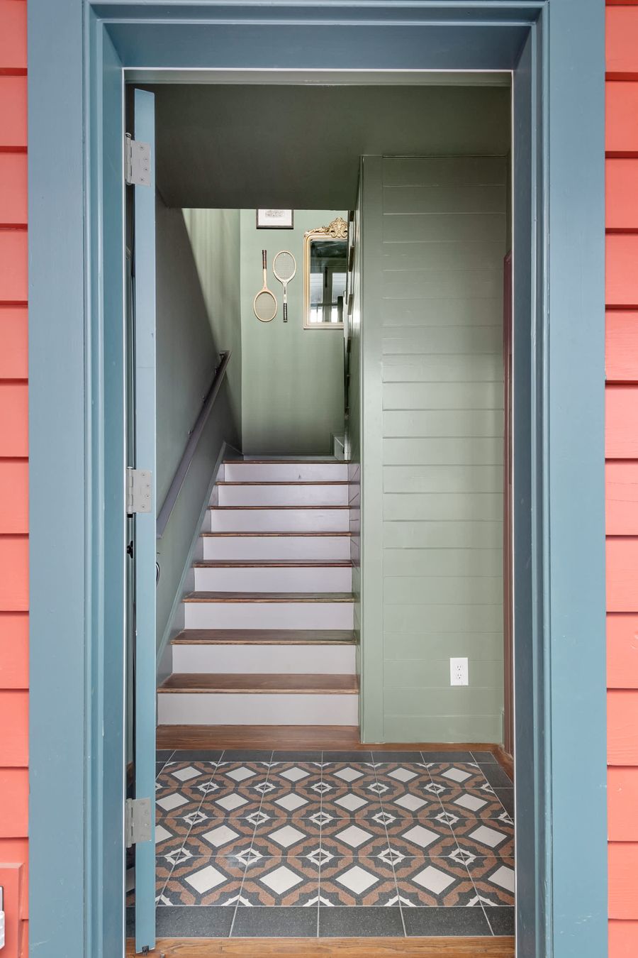 Interior staircase