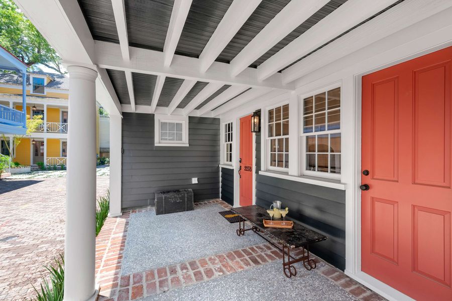 First floor porch