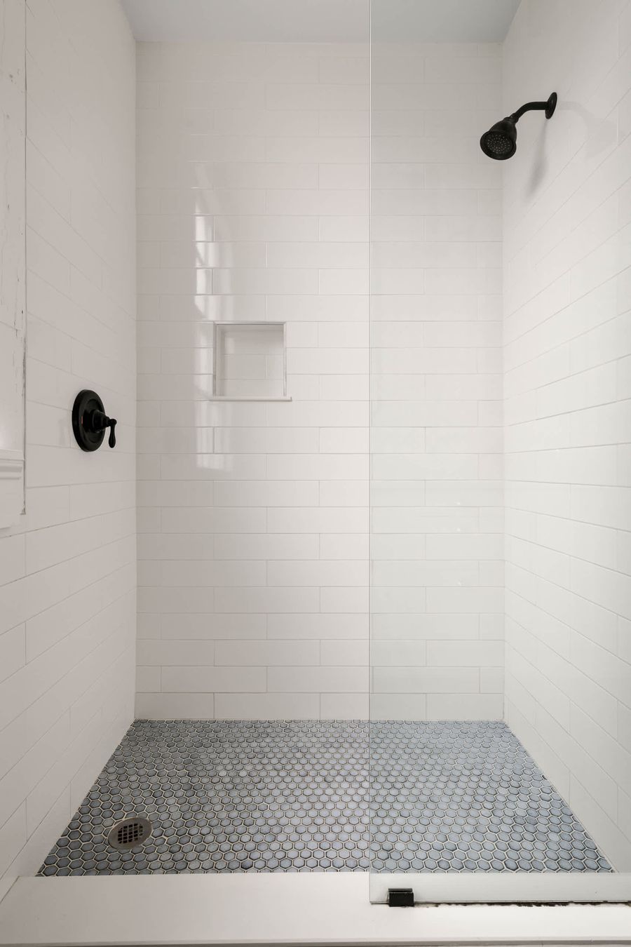 Bathroom 1: Walk-in Shower + Double Vanity 