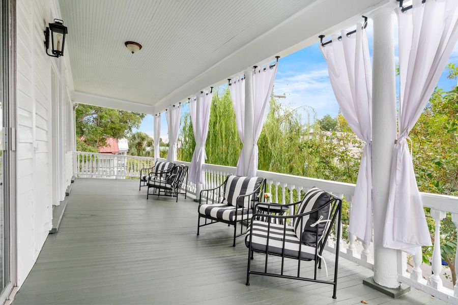 Charleston Porches on each floor 