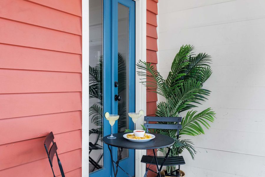 Porch seating! 