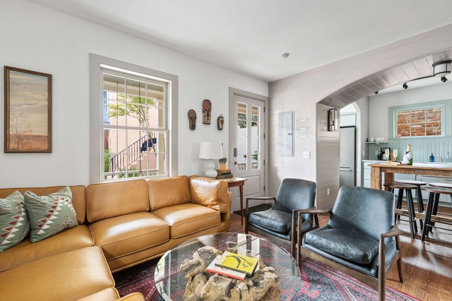Spacious living room with seating for your group