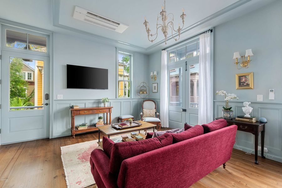 Spacious living room with seating for your group