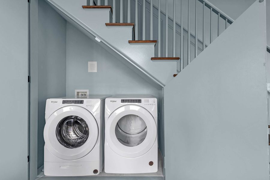 Washer + dryer