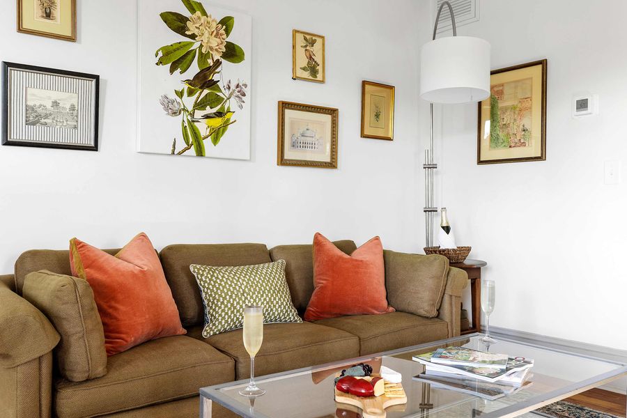 Spacious living room with seating for your group