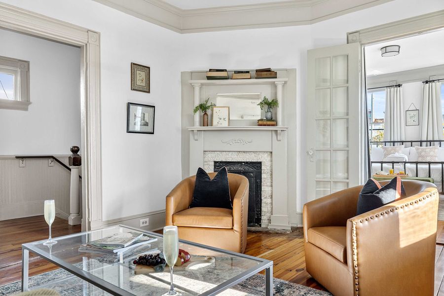Spacious living room with seating for your group
