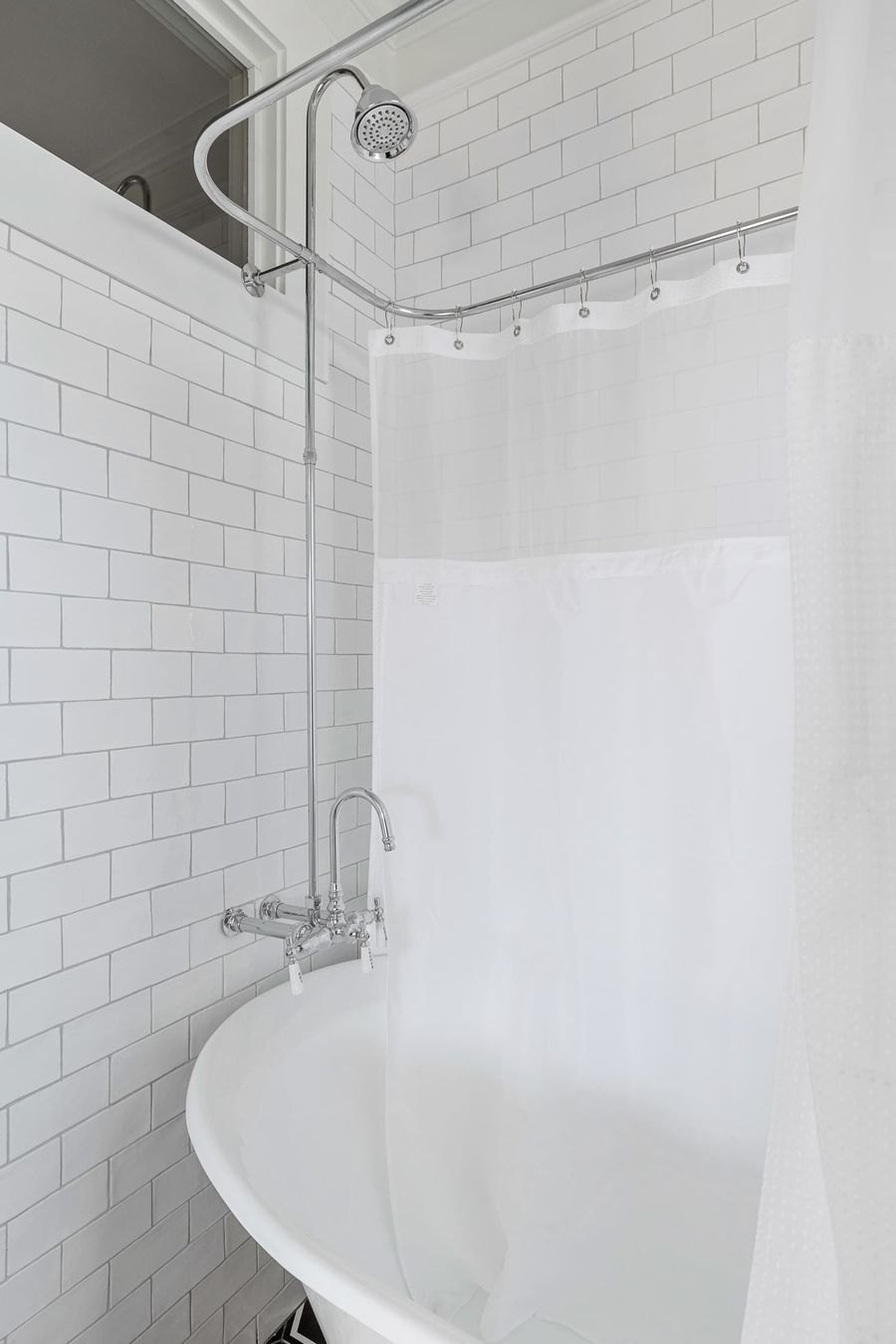 Bathroom 2: Full bathroom with classic clawfoot tub