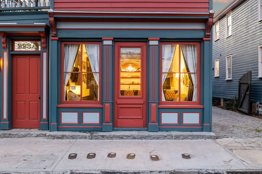 Step inside a victorian-era storefront to your renovated living room!