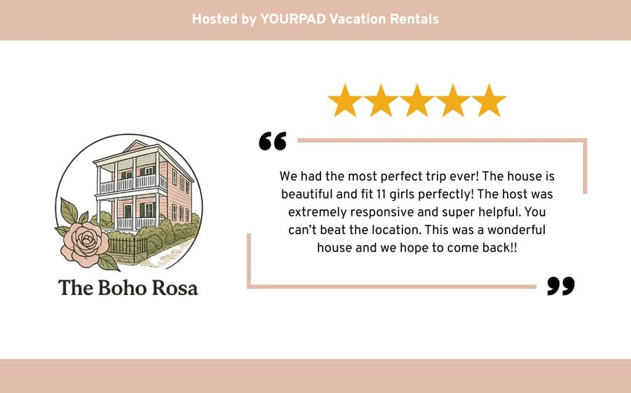 Guests love the Boho Rosa!
