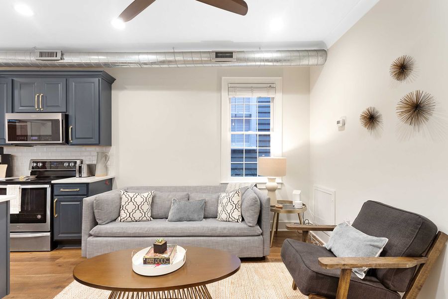 Comfy living room + TV