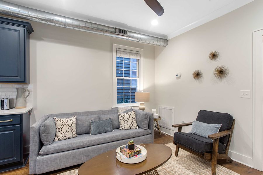 Comfy living room + TV