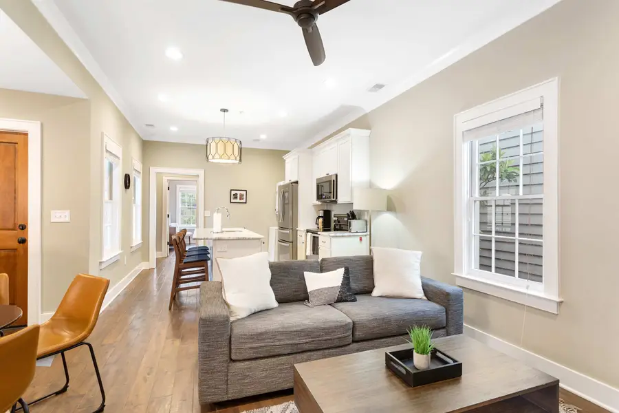 Seamless living, dining, and kitchen spaces perfect for spending time together.