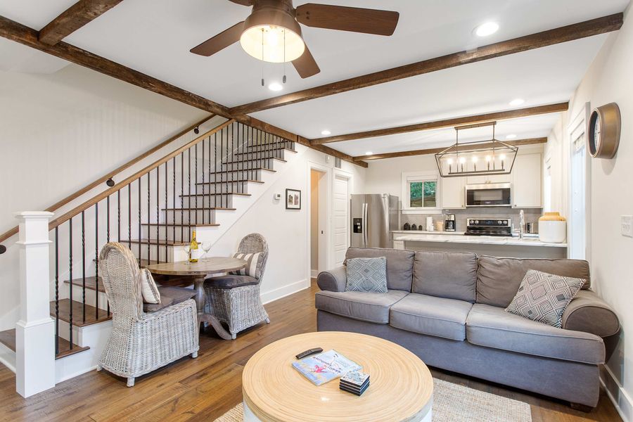 Comfy living room + TV