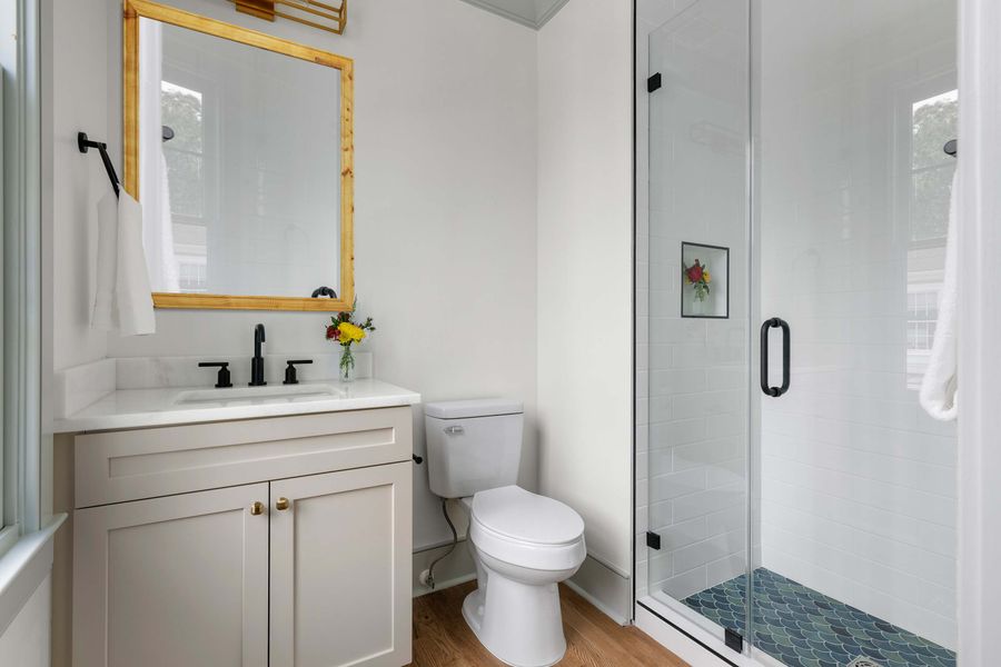 Bathroom 1: Walk-in shower