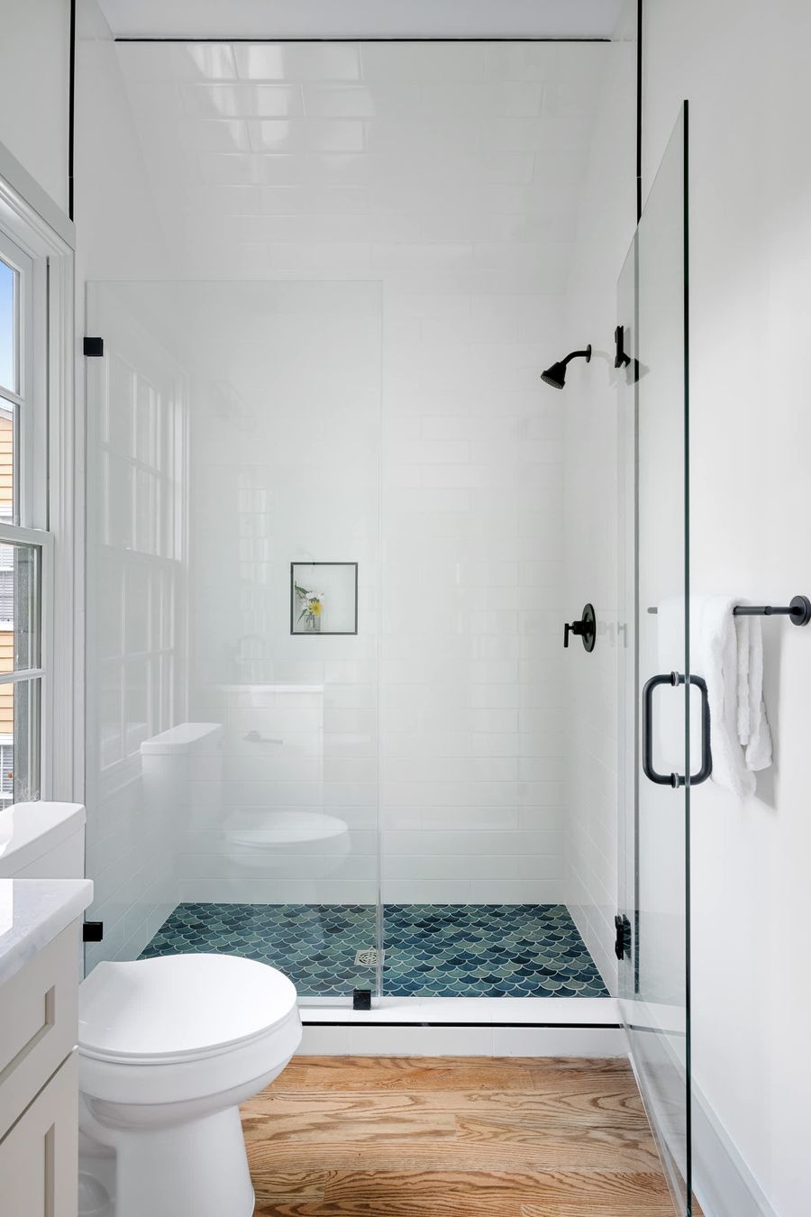 Bathroom 1: Walk-in shower