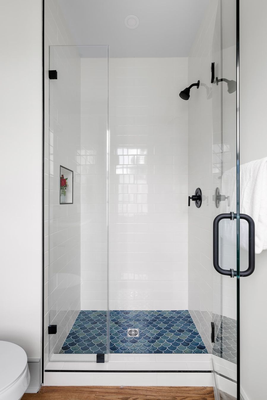 Bathroom 1: Walk-in shower
