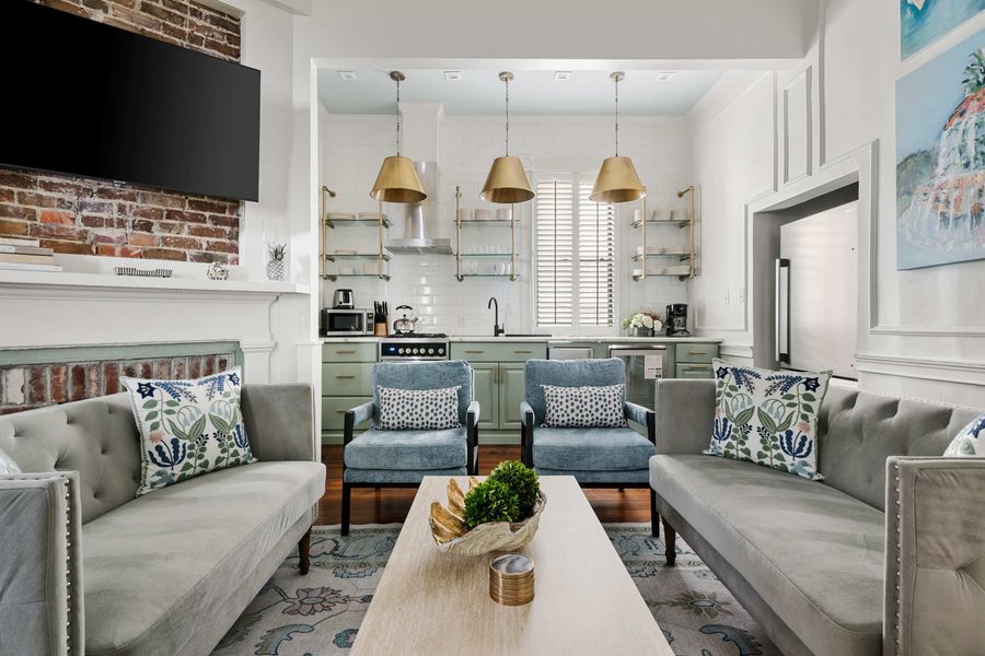Living room 5 with plenty of seating for your group + TV!