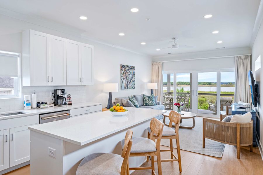 Fully equipped for your stay, perfect for cooking local seafood or enjoying morning coffee with a view