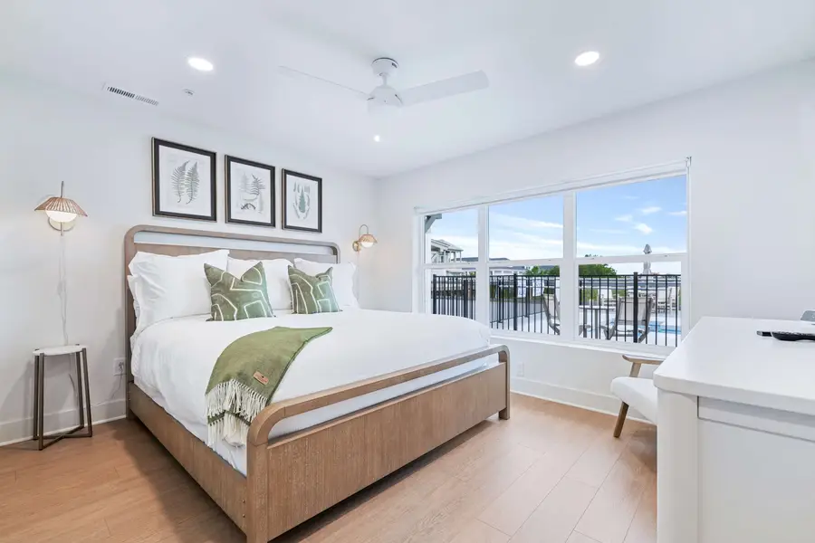 Retreat to a cozy, elegant suite complete with luxury linens, a large TV, and tranquil marsh views.