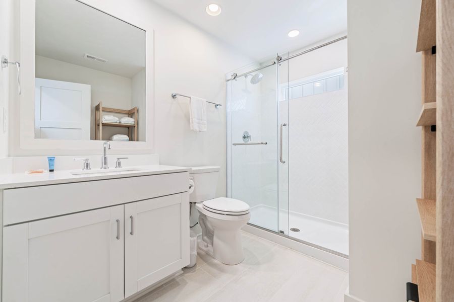 Bathroom 1: Walk-in Shower 