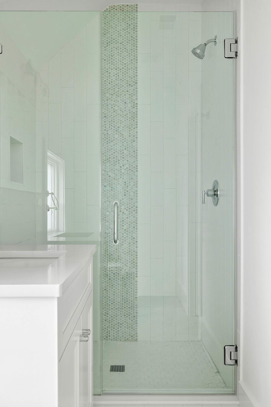 Bathroom 1: Walk-in Shower 