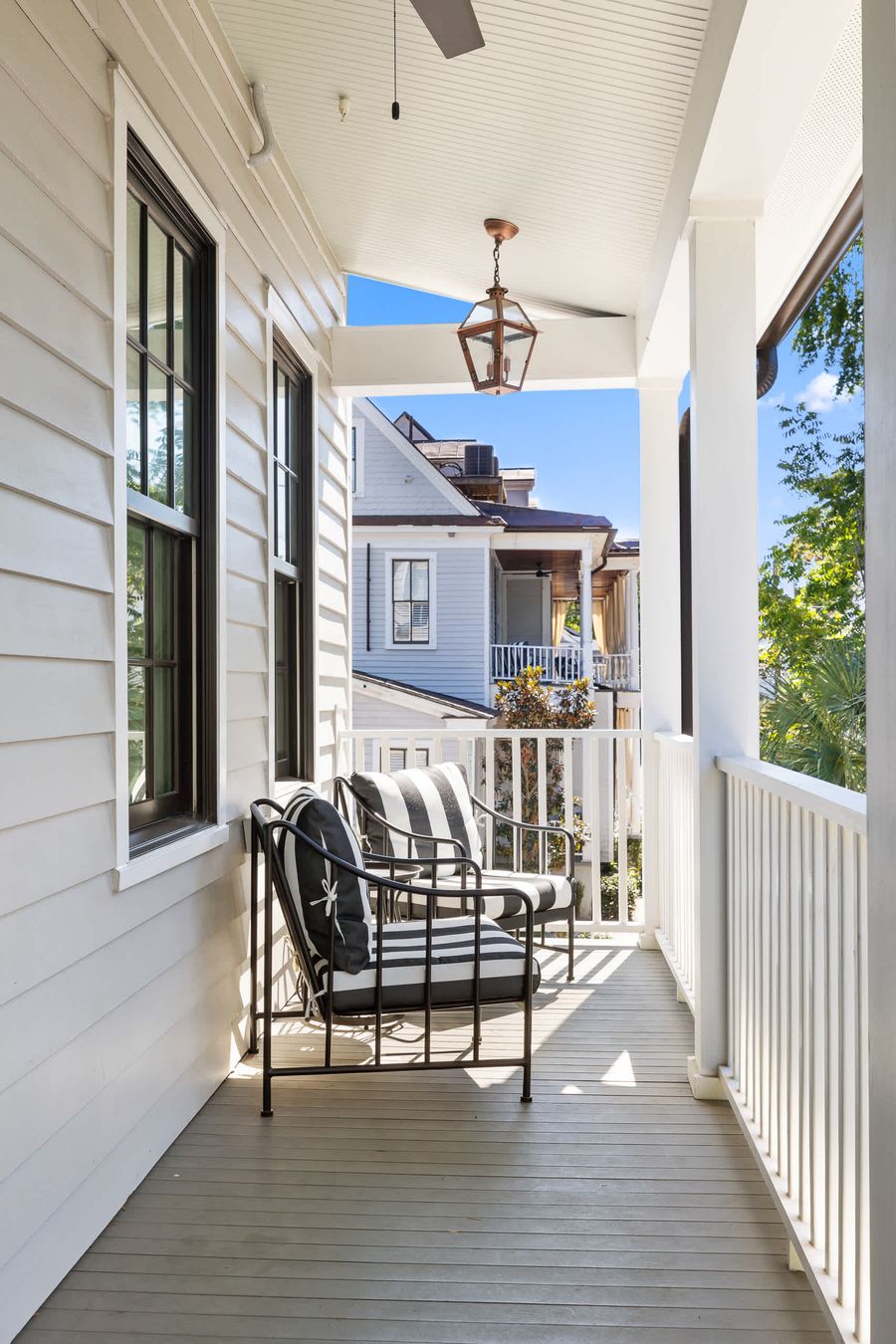 Back house upper porch seating 