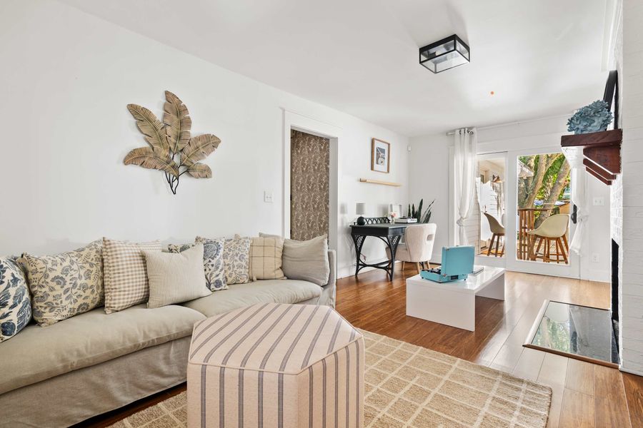 Second living room area with a smart TV