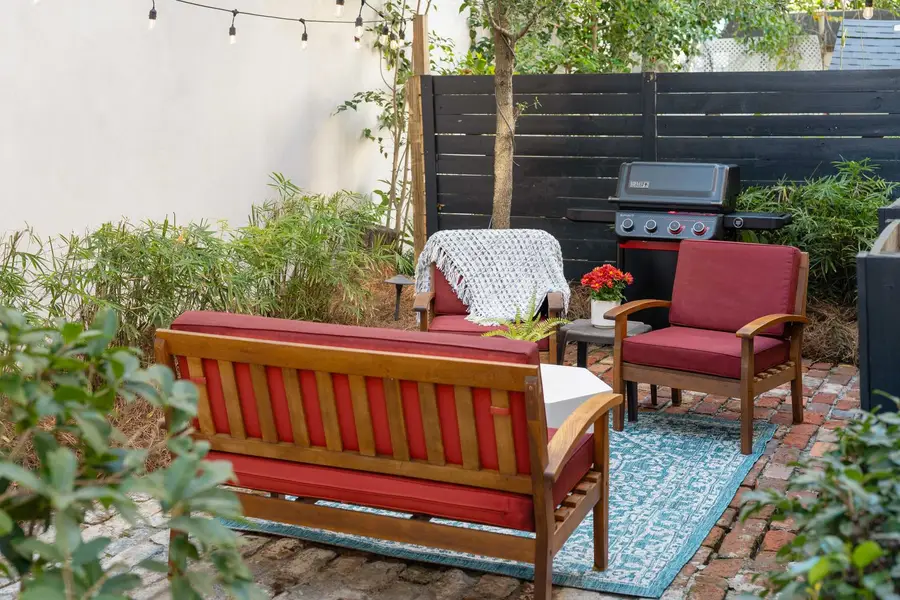 Shared outdoor seating space 