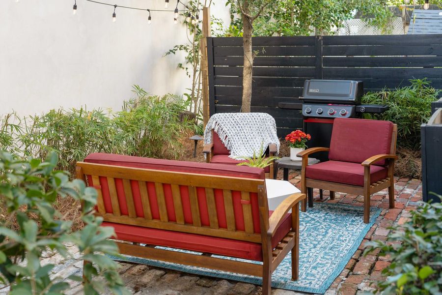 Plenty of room to relax on the outdoor space