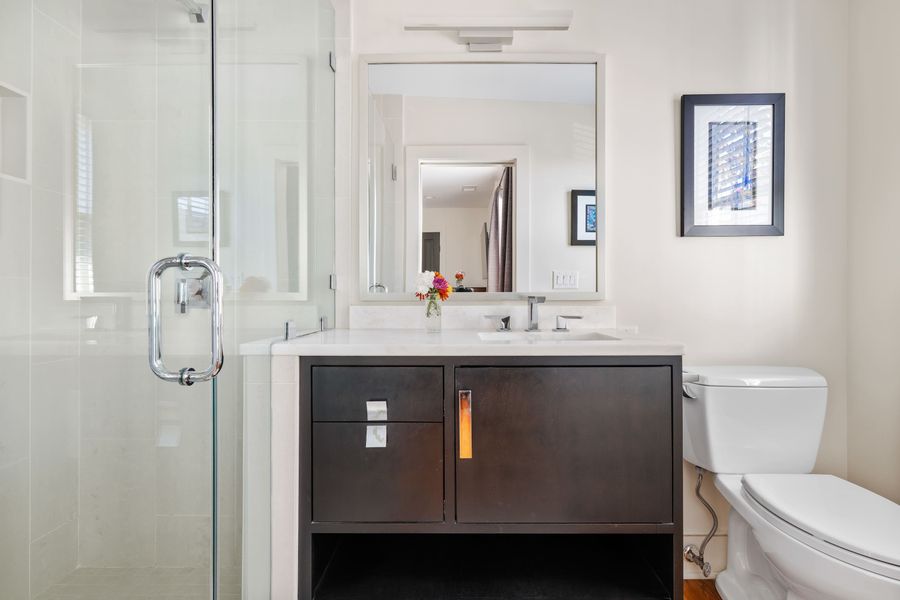 Bathroom 1: Walk-in Shower 