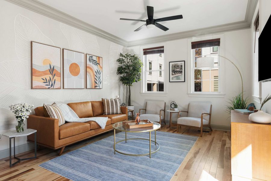 First floor spacious living room