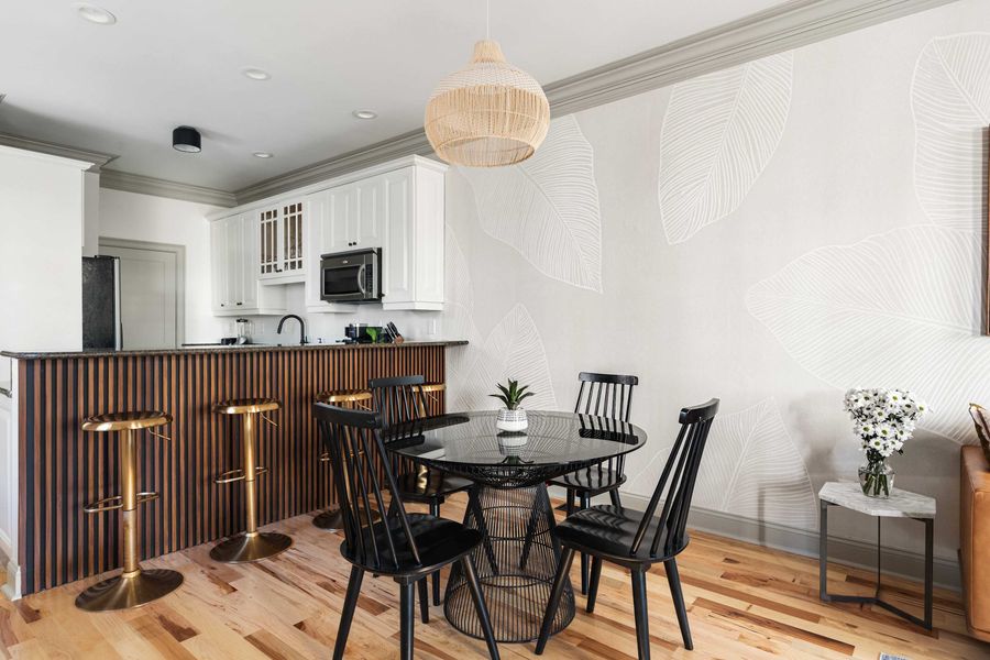 First-floor kitchen fully equipped with everything you need.
