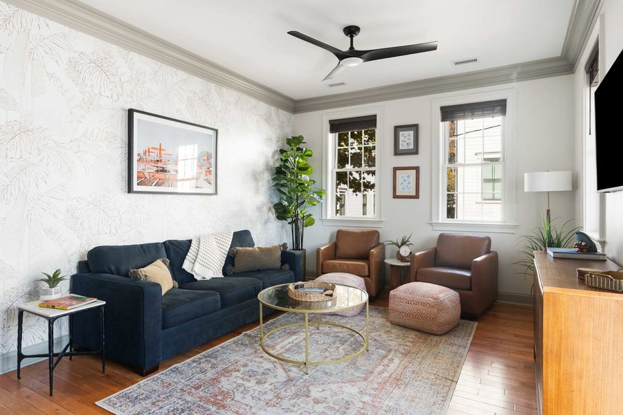 Second floor living room