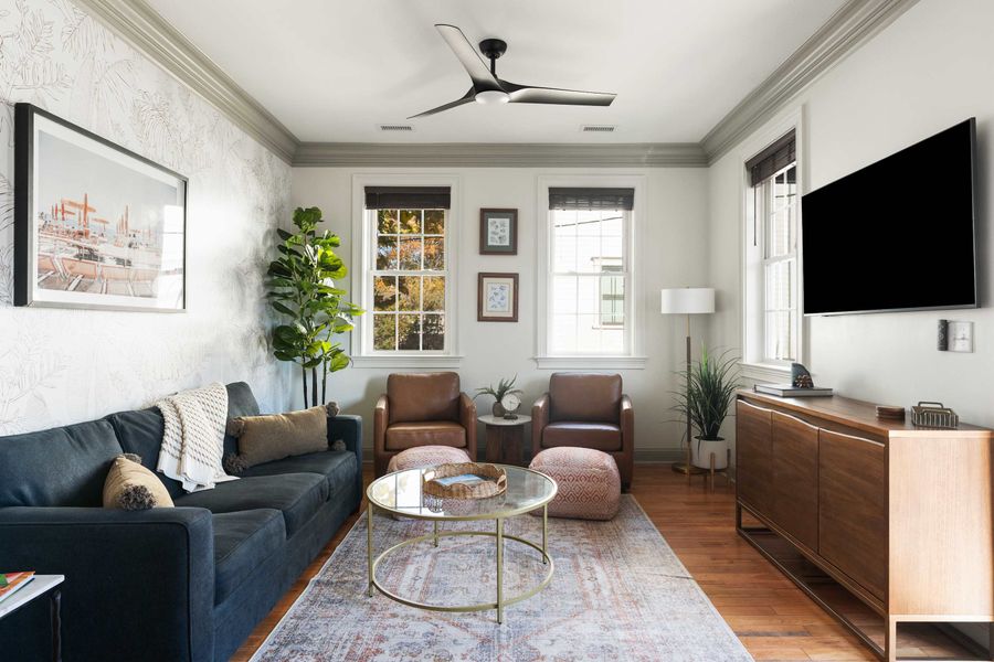 Second floor living room