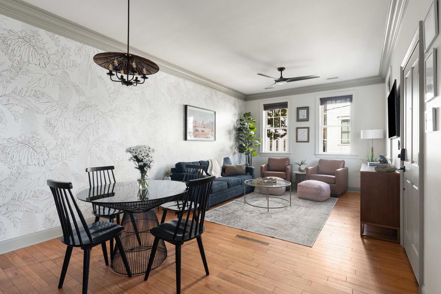 Second floor living room