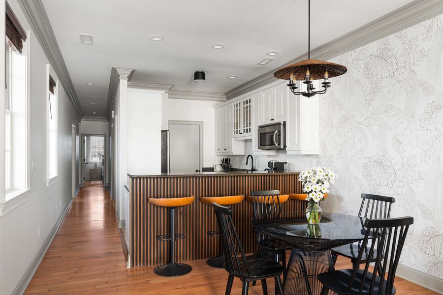 Second Floor dining and counter seating