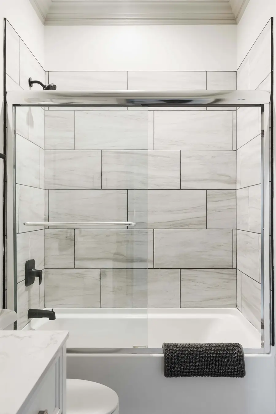 Bathroom 1: Shower/Tub